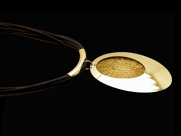Necklace with Golden Grass